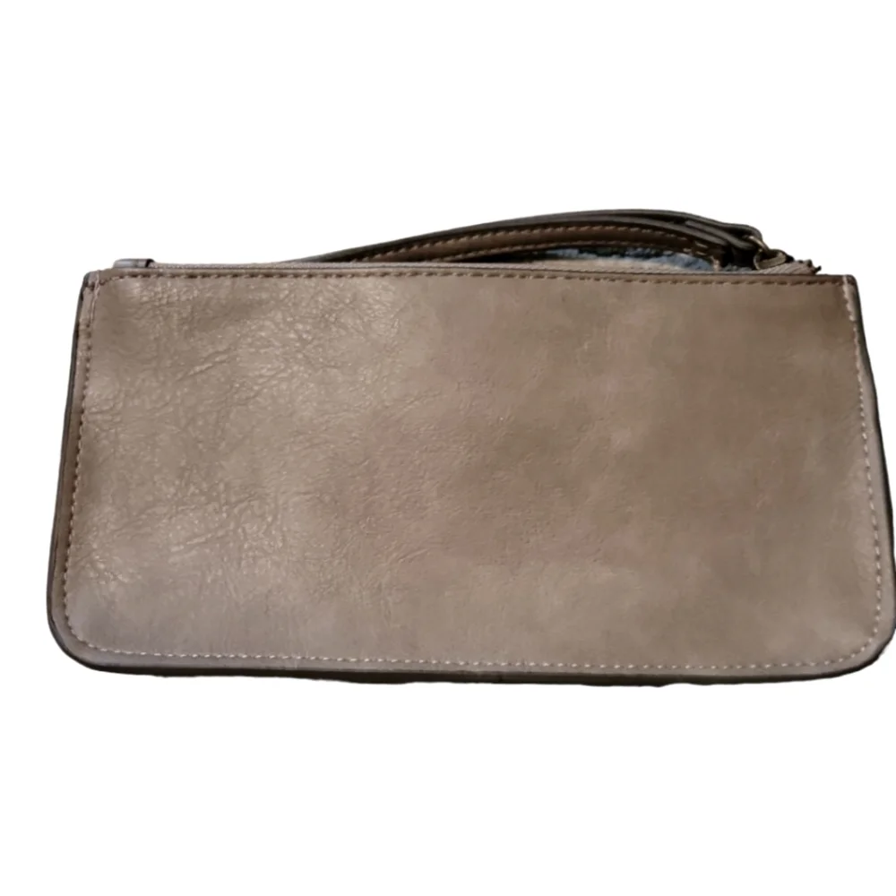Maurices Taupe Studded Phone Case Wristlet